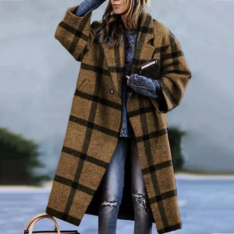 Oversized Lange Jas Dames – Stijlvolle en Comfortabele Mantel