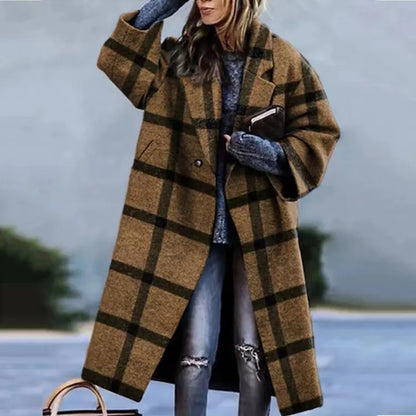 Oversized Lange Jas Dames – Stijlvolle en Comfortabele Mantel