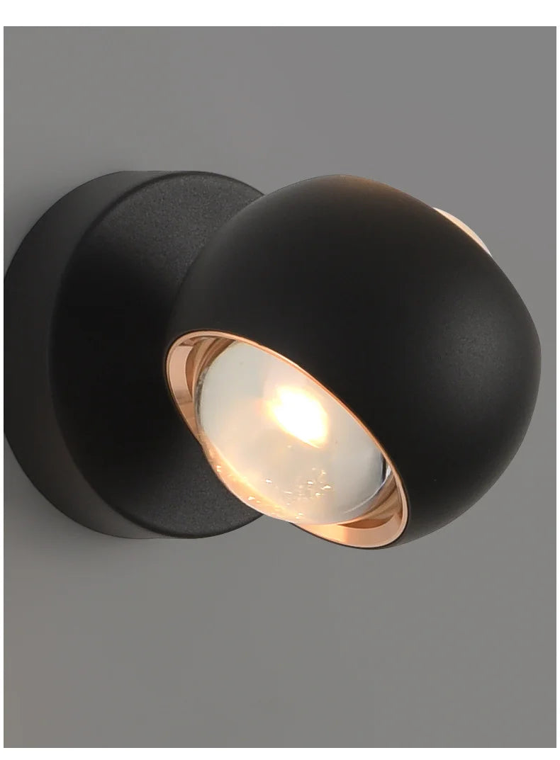 Messing LED Wandlamp