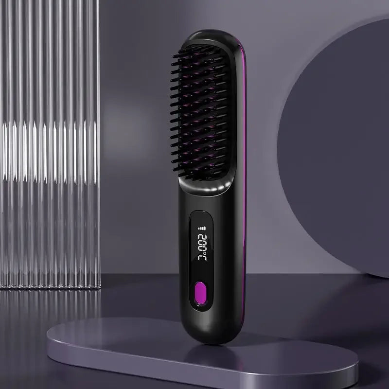 Glissara | Draadloze Haarglätter | USB-oplaadfunctie & LCD-display | Keramiek & Ionen-technologie