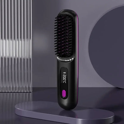 Glissara | Draadloze Haarglätter | USB-oplaadfunctie & LCD-display | Keramiek & Ionen-technologie