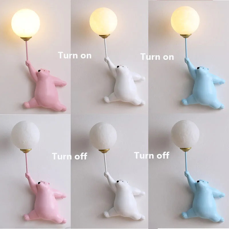 IJsbeer LED Wandlamp