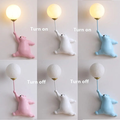 IJsbeer LED Wandlamp