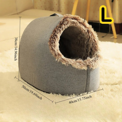 Warme Winter Kattenhut