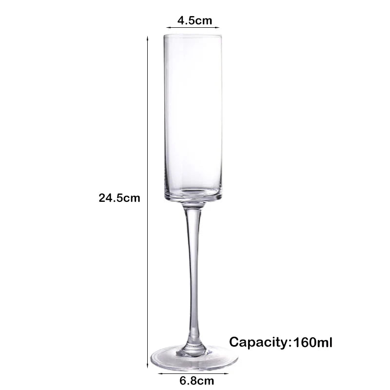 Elegante Kristallen Champagneglazen