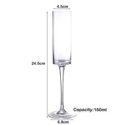 Elegante Kristallen Champagneglazen
