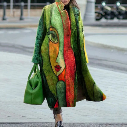 Oversized Lange Jas Dames – Stijlvolle en Comfortabele Mantel