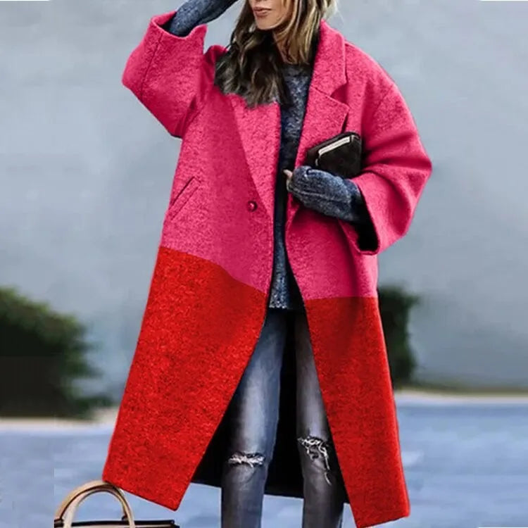 Oversized Lange Jas Dames – Stijlvolle en Comfortabele Mantel