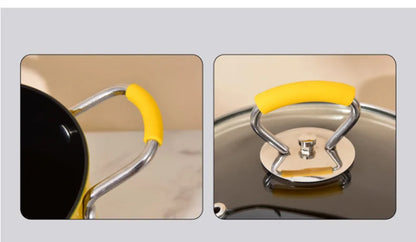 Frituurpan met Deksel, Rekje en Oliefilter