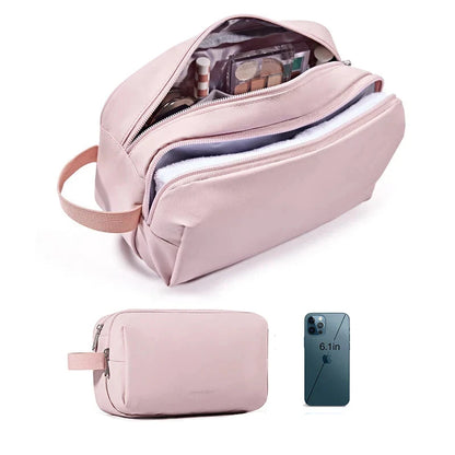 Kosmetixo Waterdichte Kosmetictas voor Dames & Heren | Lichte Toilettas in S/M/L | Reisaccessoires voor Verzorgingsproducten & Make-up | Unisex Reist Organizer
