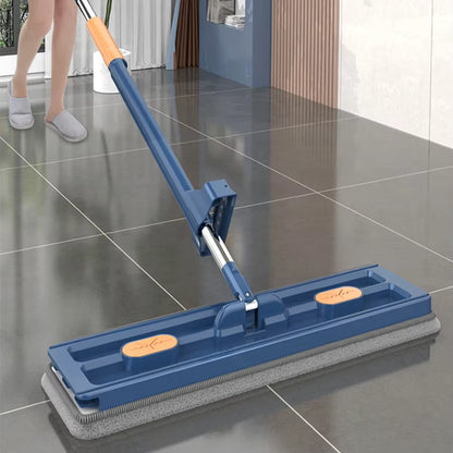 360° Roterende Platte Dweil No Hand-Washing