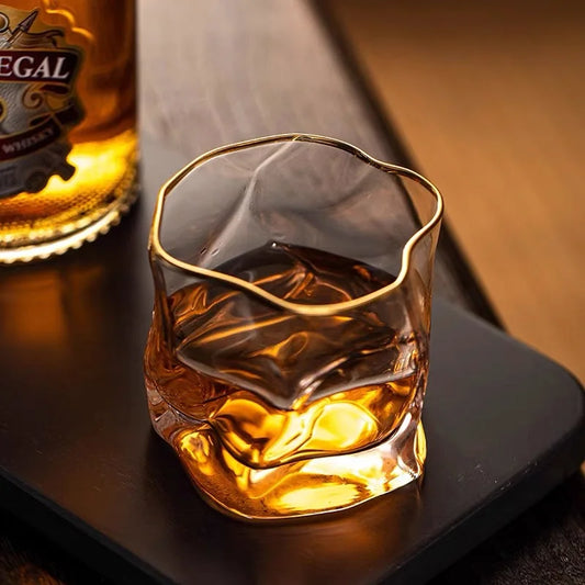 Textured Whiskey Glass 2-Piece Set