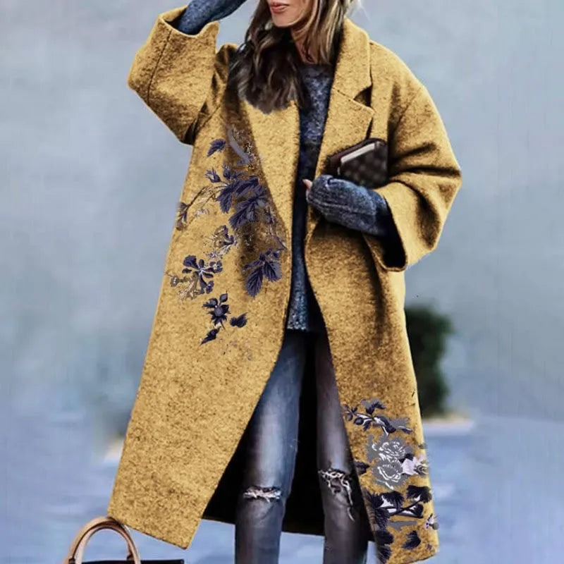 Oversized Lange Jas Dames – Stijlvolle en Comfortabele Mantel