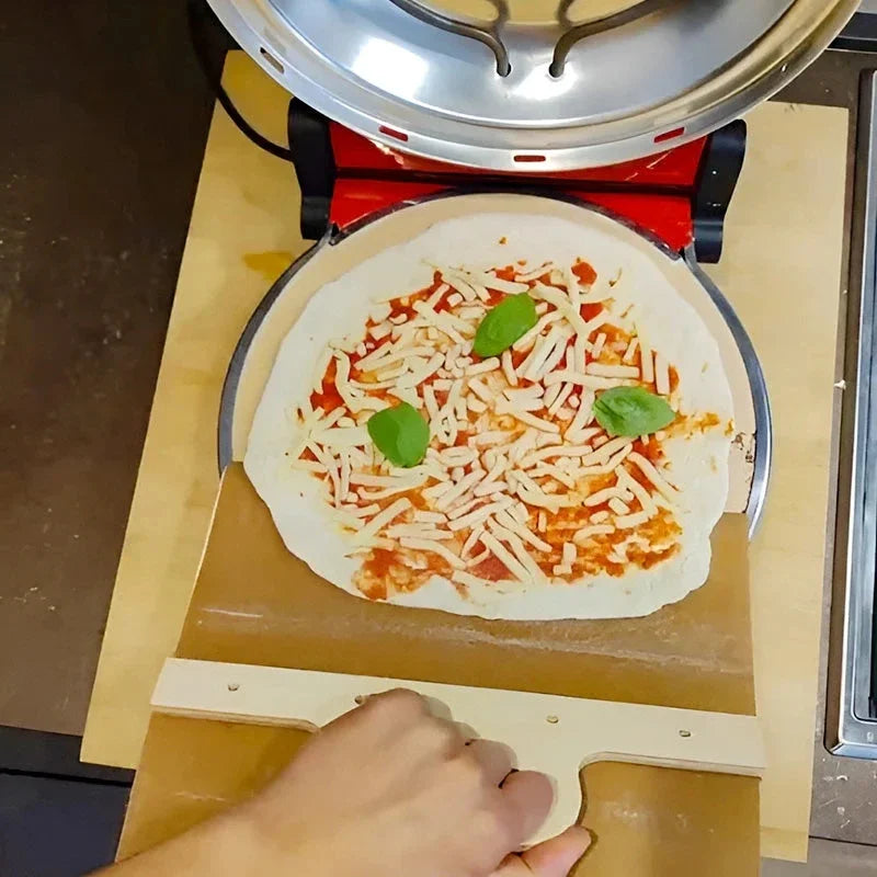 Glijdende Pizzaschep Spatula met Houten Handvat