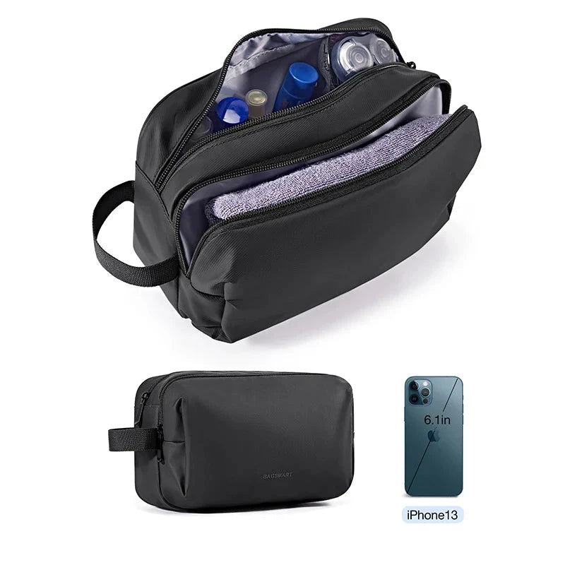 Kosmetixo Waterdichte Kosmetictas voor Dames & Heren | Lichte Toilettas in S/M/L | Reisaccessoires voor Verzorgingsproducten & Make-up | Unisex Reist Organizer