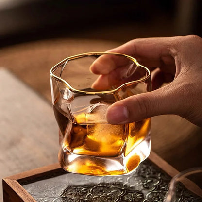 Textured Whiskey Glass 2-Piece Set
