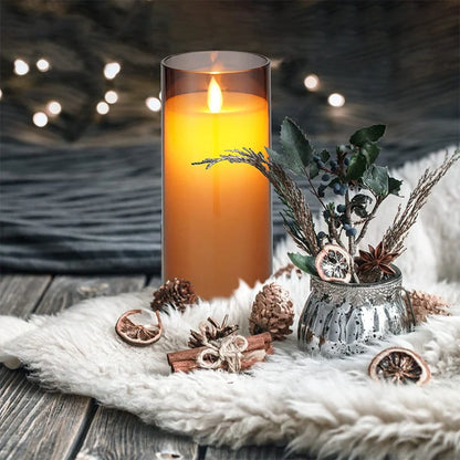 Vlamloze Kaars 3-Delige Set