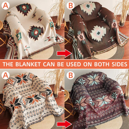 Boho Dekentje met Franjes