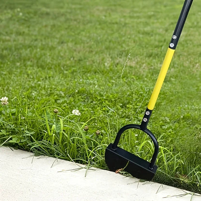EdgeMaster Graskantensnijder | Halve Maan Ontwerp met Golfrand | Handgereedschap voor Schone Grasranden & Perken