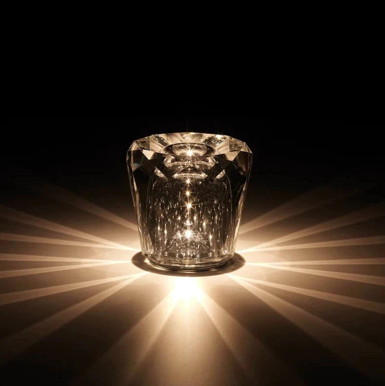 Kristallen Diamanten Lamp