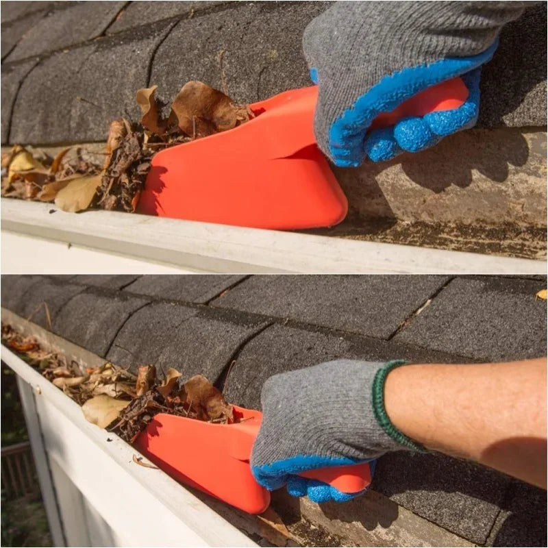 Getter Gutter-schep – Grote capaciteit – Gereedschap voor het reinigen van dakgoten (bladeren en vuil) – Veelzijdige schep voor huis en tuin