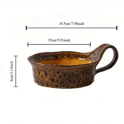 Rustieke Keramische Havermoutkom