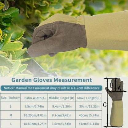 Tuinhandschoenen FLORAHAND | Doornbestendig & Ademend | Lange Rozenhandschoenen voor Dames | 1 Paar