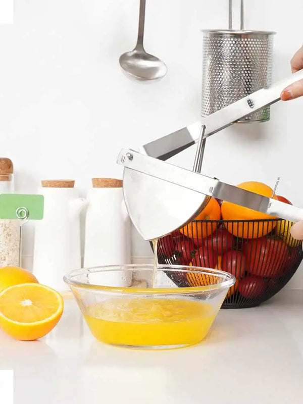Aardappelpers & Pureestamper Heavy Duty, Ergonomische Greep