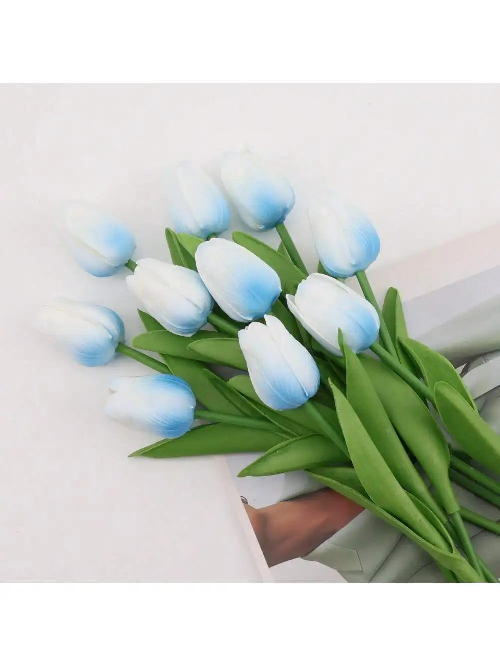 Levendige Tulpen Kunstbloemen Bosje