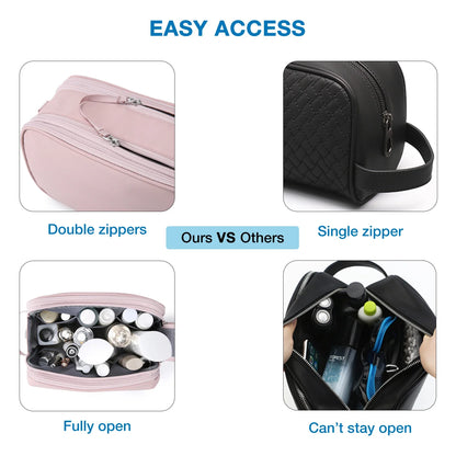 Kosmetixo Waterdichte Kosmetictas voor Dames & Heren | Lichte Toilettas in S/M/L | Reisaccessoires voor Verzorgingsproducten & Make-up | Unisex Reist Organizer