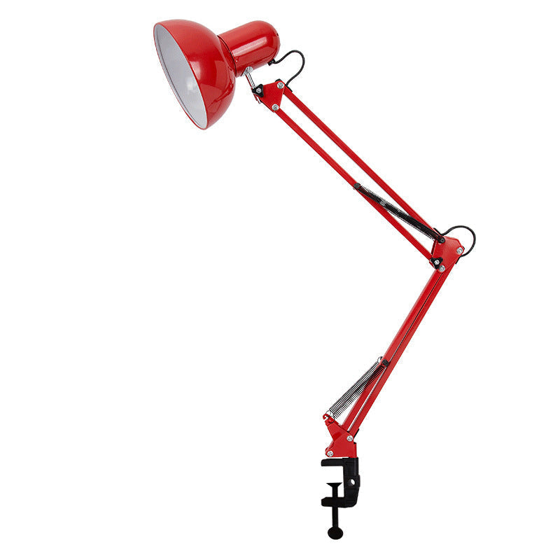 Moderne Minimalistische Uittrekbare Lange Arm Clip Lamp ABS 1-Licht Tafel Lamp Voor Slaapkamer
