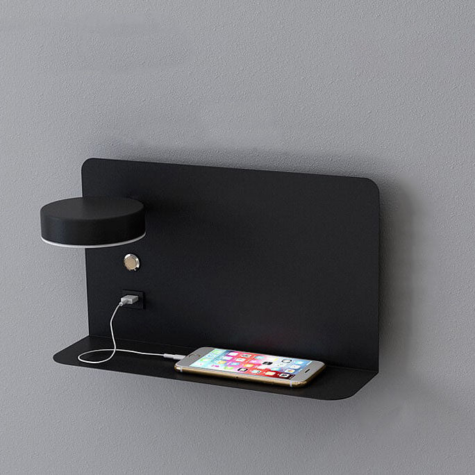 Moderne IJzeren Vierkante LED USB Oplaadbare Wandlamp