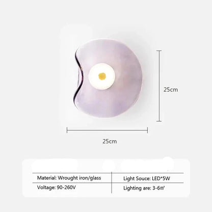 Nordic Glazen Kunst Wandlamp