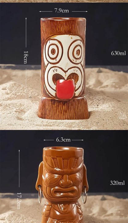Tiki Cocktail Mok Keramisch