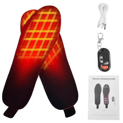 Verwarmbare Inlegzolen WarmStep Pro | Oplaadbaar met afstandsbediening | 3 verwarmingsniveaus | Op maat knipbaar | Elektrische voetwarmers voor winter & buiten