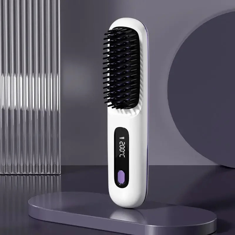 Glissara | Draadloze Haarglätter | USB-oplaadfunctie & LCD-display | Keramiek & Ionen-technologie