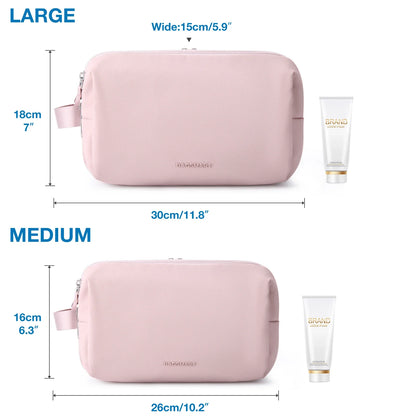 Kosmetixo Waterdichte Kosmetictas voor Dames & Heren | Lichte Toilettas in S/M/L | Reisaccessoires voor Verzorgingsproducten & Make-up | Unisex Reist Organizer