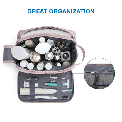 Kosmetixo Waterdichte Kosmetictas voor Dames & Heren | Lichte Toilettas in S/M/L | Reisaccessoires voor Verzorgingsproducten & Make-up | Unisex Reist Organizer