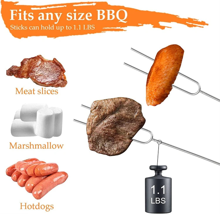 Uitschuifbare Marshmallow Barbecue Sticks