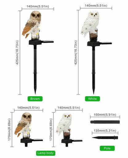 Solar Eulen Tuinlamp
