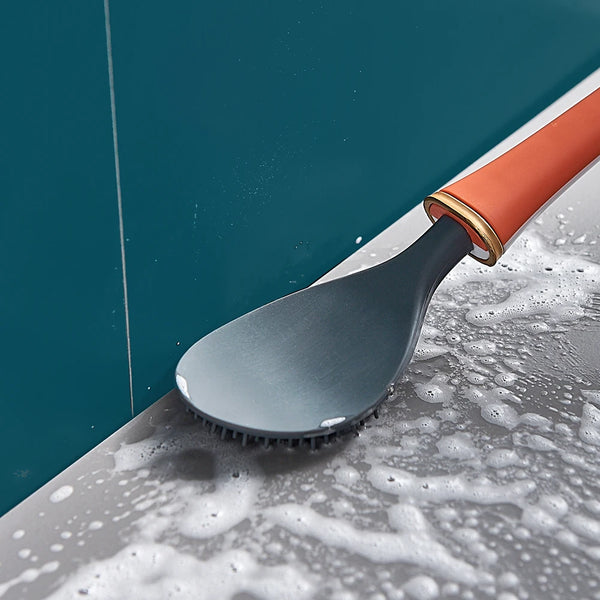 Siliconen Toiletborstel Met Lange Steel