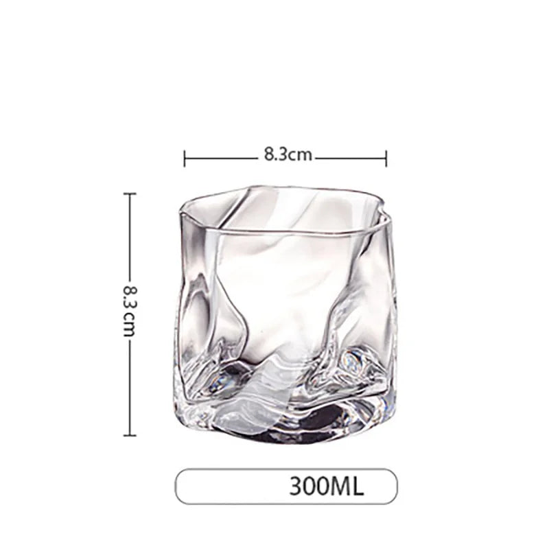 Textured Whiskey Glass 2-Piece Set