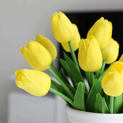 Levendige Tulpen Kunstbloemen Bosje