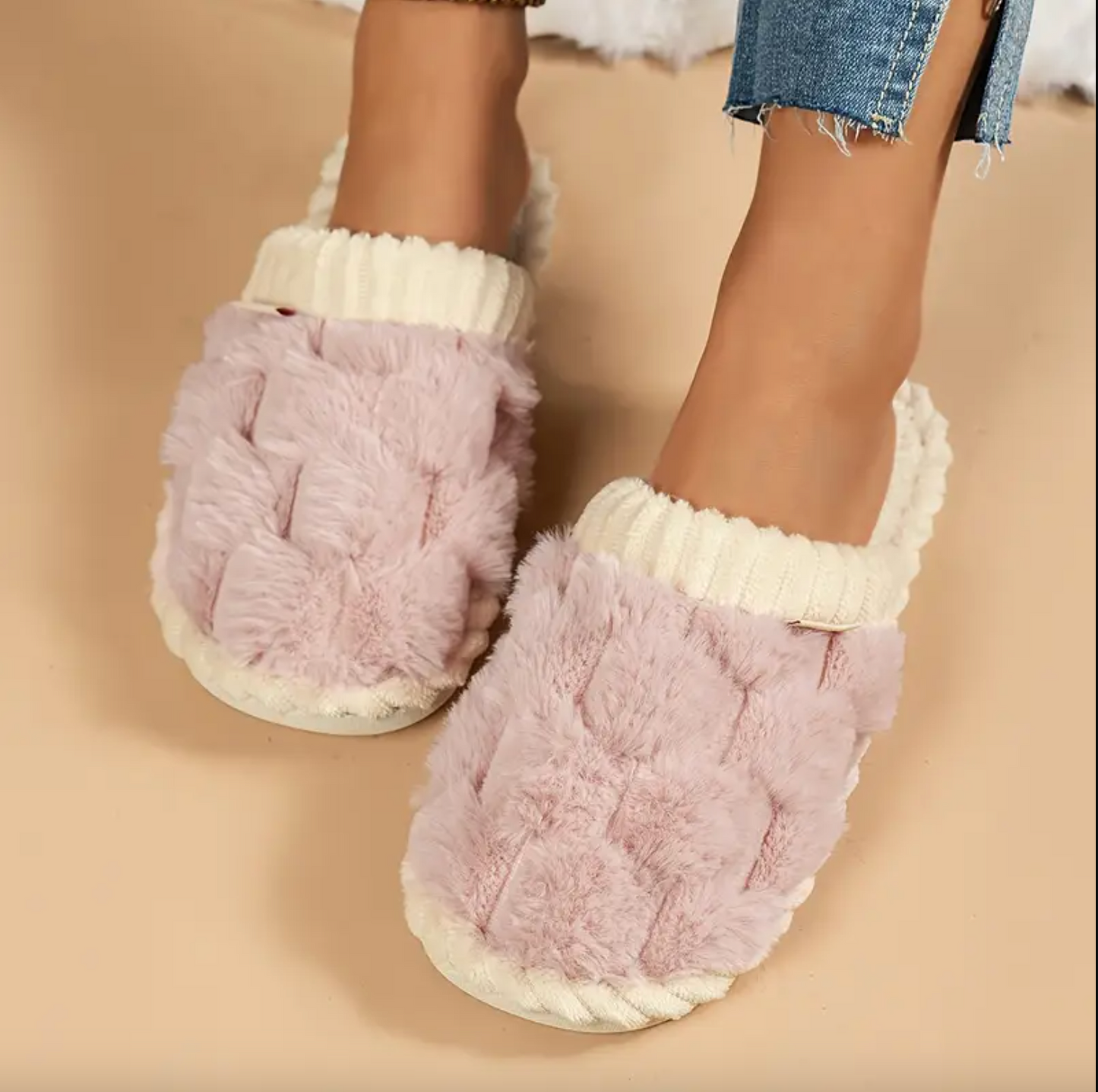 GEZELLIGE BREI SLIPPERS