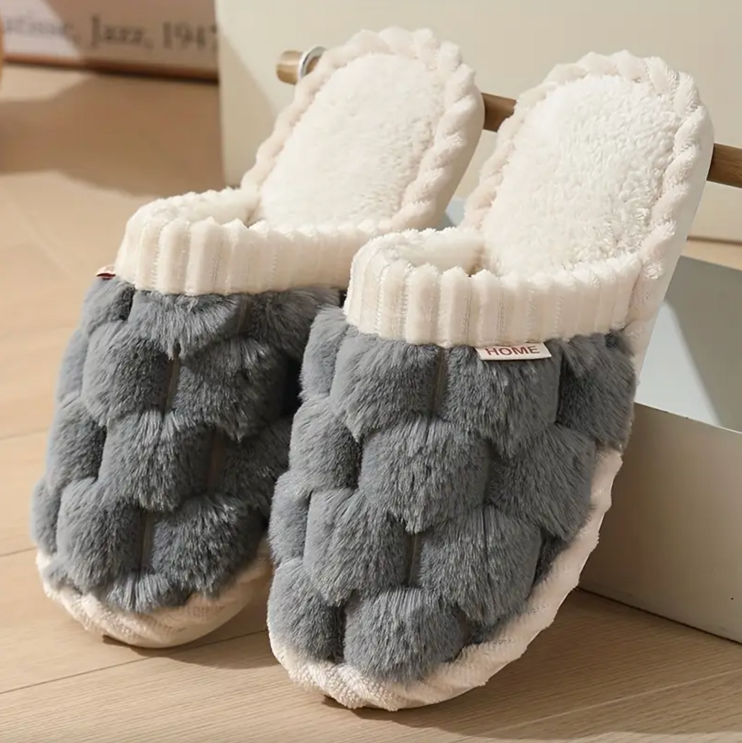 GEZELLIGE BREI SLIPPERS
