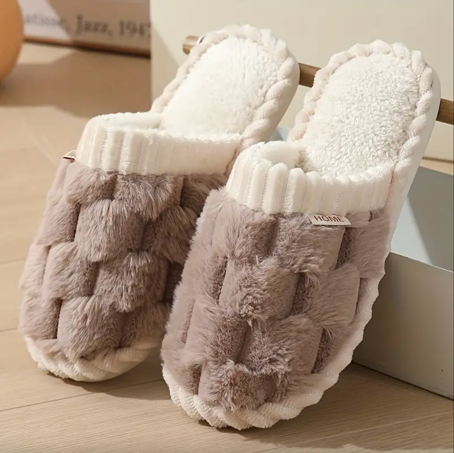GEZELLIGE BREI SLIPPERS