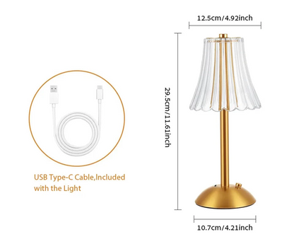 Crystal Draadloze Tafellamp Met Bar Touch