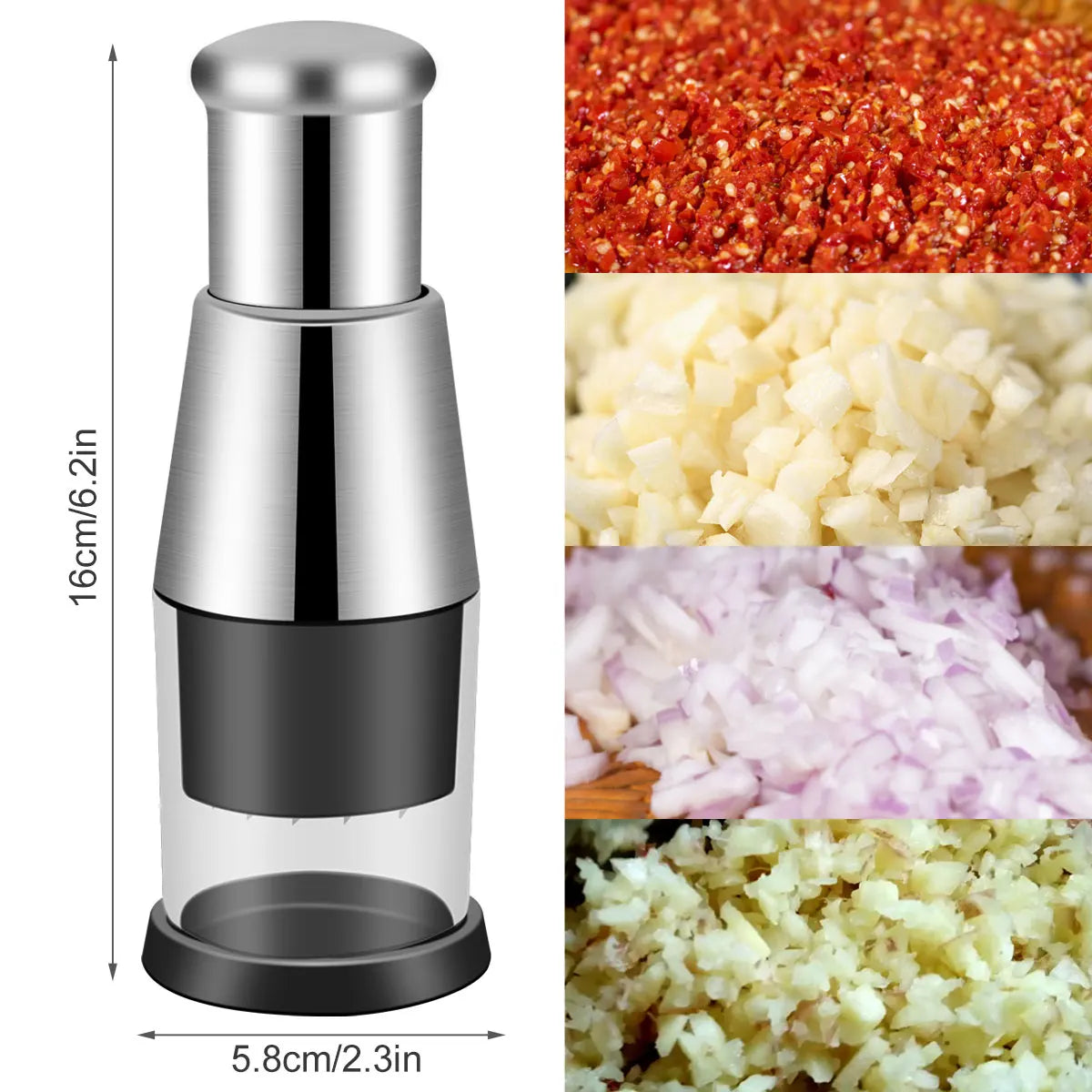 Handmatige Knoflook Hakker