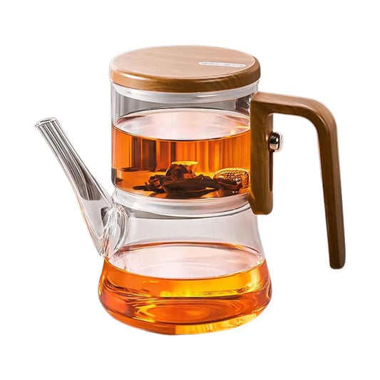 Magnetische Theepot van Glas