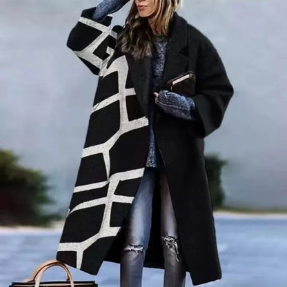 Oversized Lange Jas Dames – Stijlvolle en Comfortabele Mantel